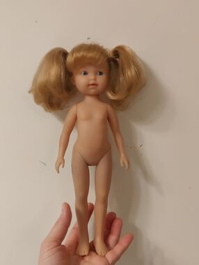 Vintage Berenguer Doll Classmates Be Yourself Blonde Girl Soft Vinyl Doll 11" Y2